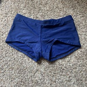 SO Navy Blue Swim Swimwear Spandex shorts!